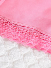 Girl's 3-Pack Sports Shorts with Lace Fringes