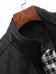 Men's Soft Shell Jacket with Zipper Pocket