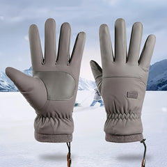 Plush Thickened Winter Gloves Windproof Waterproof Warm Touch Screen Gloves