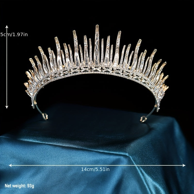 Crystal Headband Queen Princess Crown Head Jewelry Tiara