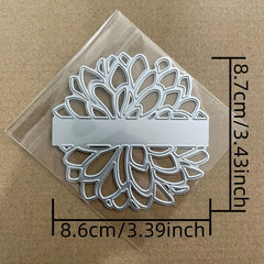 1pc Flower Metal Cutting Dies Stencils DIY Scrapbooking Embossing Handcraft Deco