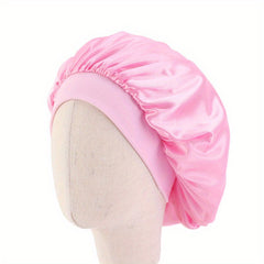 Kids Silk Satin Bonnet Cap for Night Sleep