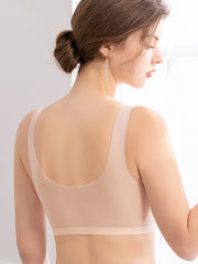 Plus Size Seamless Wireless Padded Fitness Yoga Bra