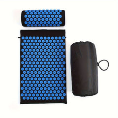 Yoga Acupressure Massage Mat Set with Pillow & Storage Bag