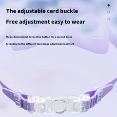 Adjustable Transparent Silicone Swimming Goggles for Men & Women