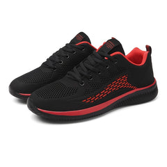 Men's Breathable Mesh Running Shoes Lace Up Lightweight
