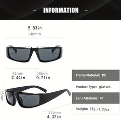 Y2K Mirror Lens Sunglasses Outdoor UV400