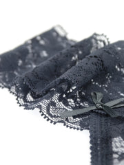 6 Pack Plus Size Women's Sexy Lace G-String Thongs Underwear