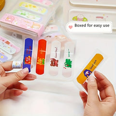 80pcs Cartoon Animal Bandages Decorative Beauty Stickers