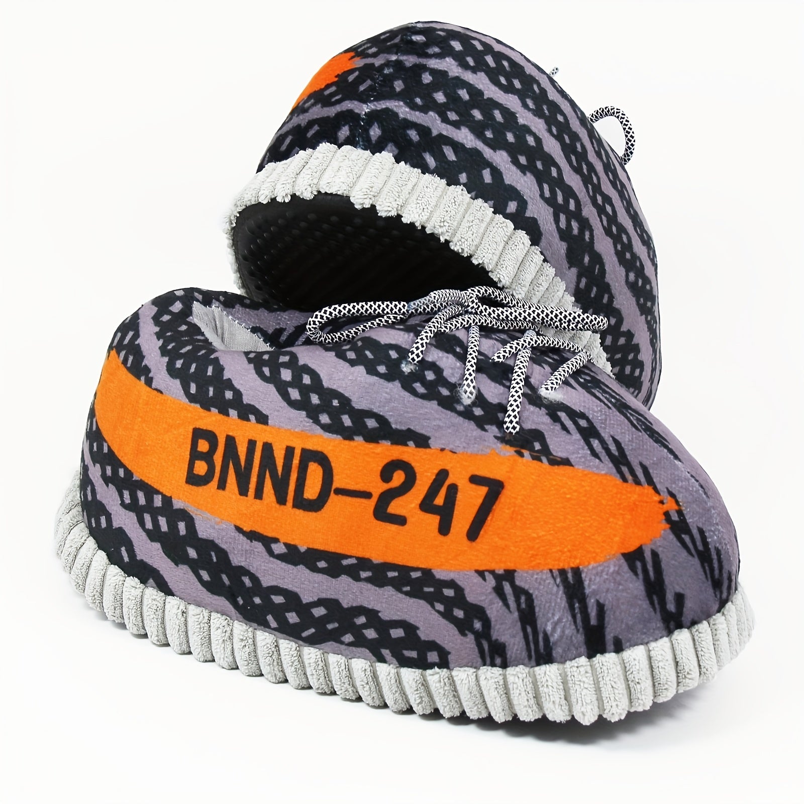 Men's Plush Letter Print House Shoes