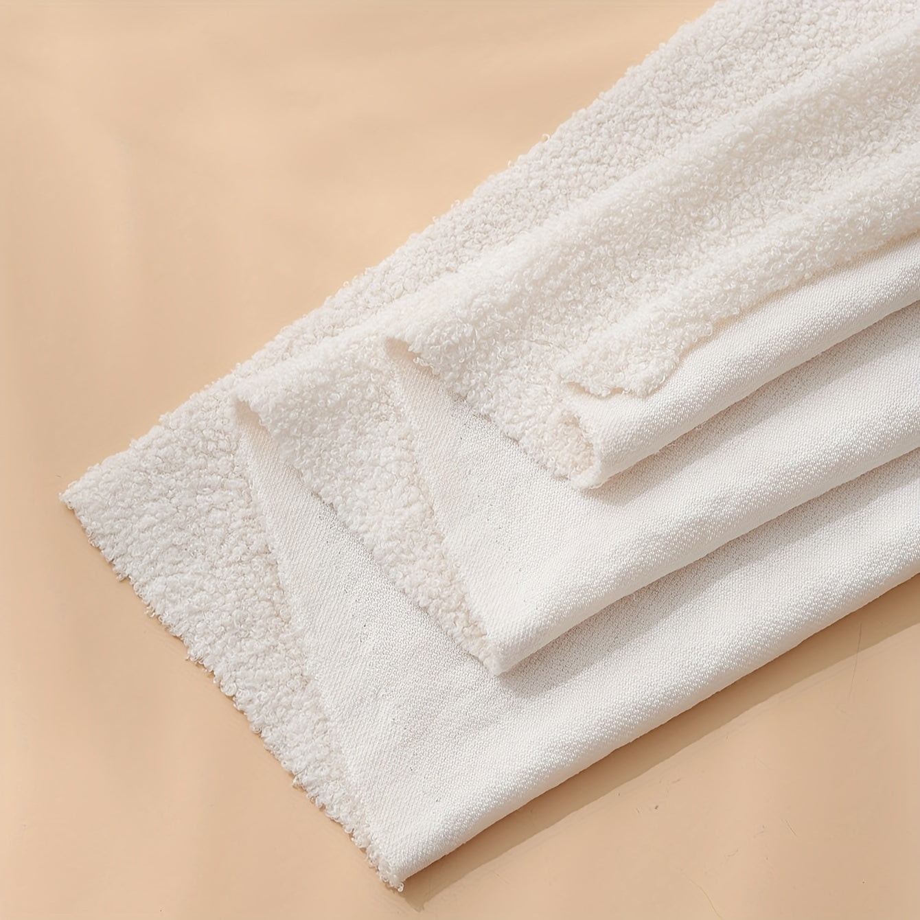 Teddy Fleece Curly Fleece Soft Comfortable Plush Toys Tablecloth Bag DIY
