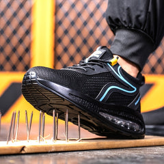 CEATSAFETV Men's Steel Toe Work Shoes Puncture Proof Anti skid Sneakers