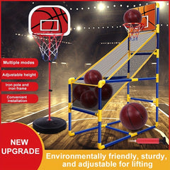 Kids Basketball Hoop Set Adjustable Height Indoor Outdoor Sports Toy