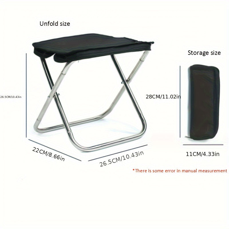 Portable Folding Stool for Camping Fishing