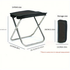 Portable Folding Stool for Camping Fishing