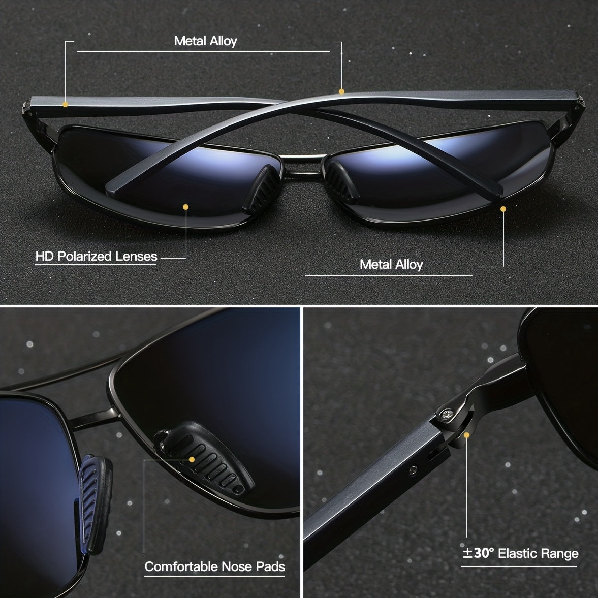 RoyalHot Men's Polarized Sunglasses UV Protection