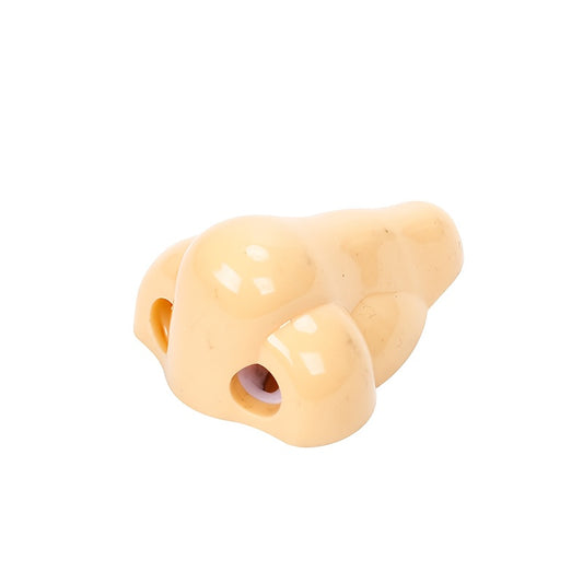 Nose Shaped Pencil Sharpener Large Nostril Manual Double Hole Sharpener