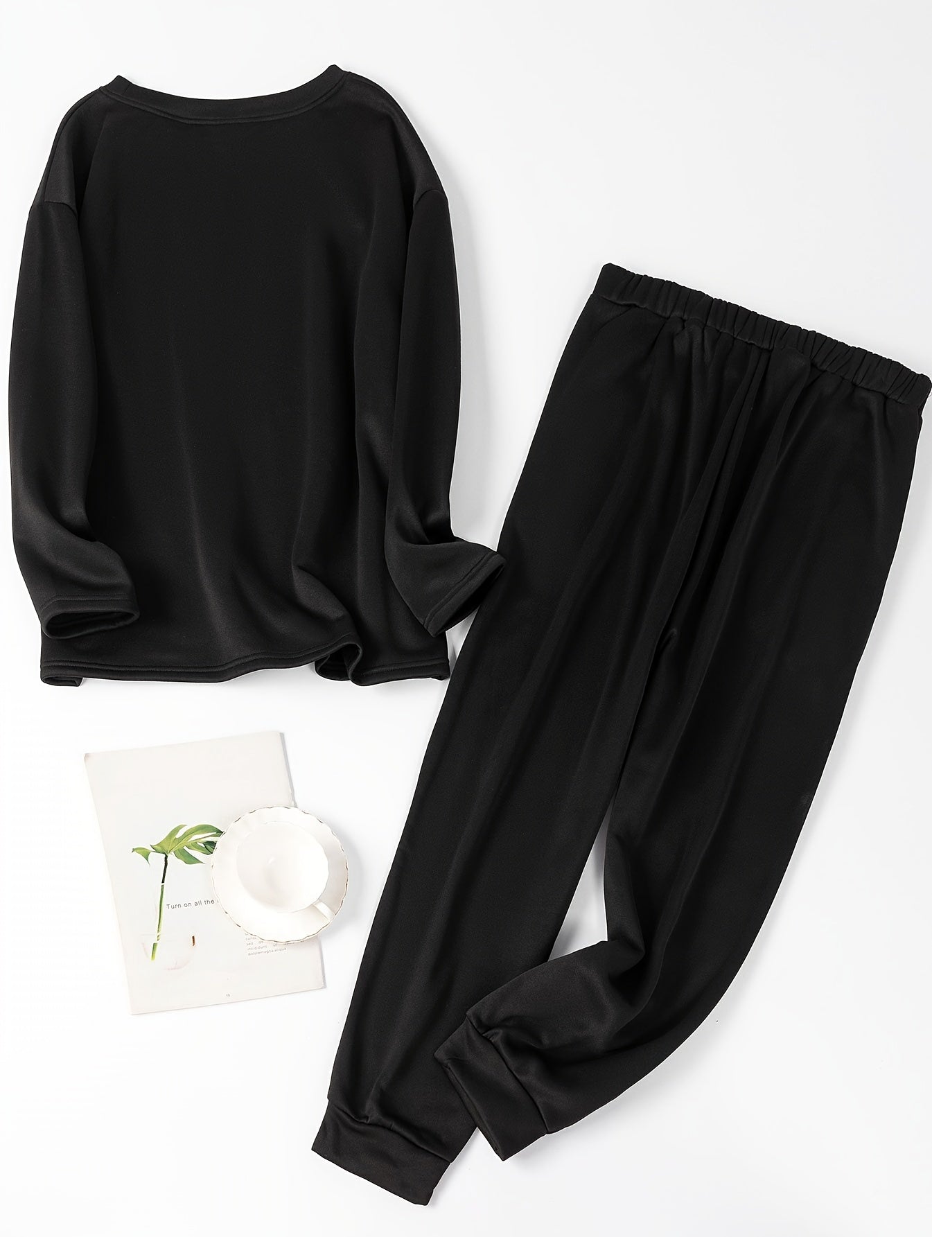 Santa Claus Lounge Set Long Sleeve Tee & Joggers Pajamas