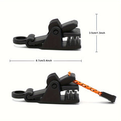 5pcs Tent Clips Outdoor Canopy Reinforced Tent Clips Plastic Clips Roof Tarp