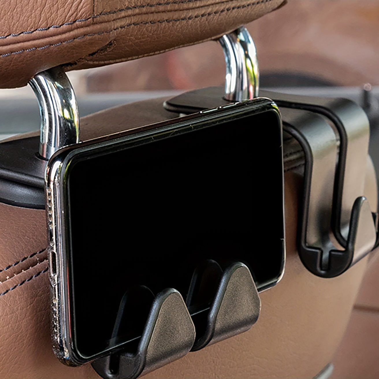 Car Seat Back Hook Mobile Phone Holder