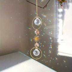 Crystal Sun Catcher Wind Chimes for Elegant Home Decor