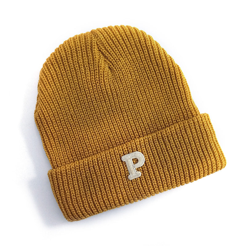 NEW Wool Letter Hat Knitted Beanie for Winter Activities