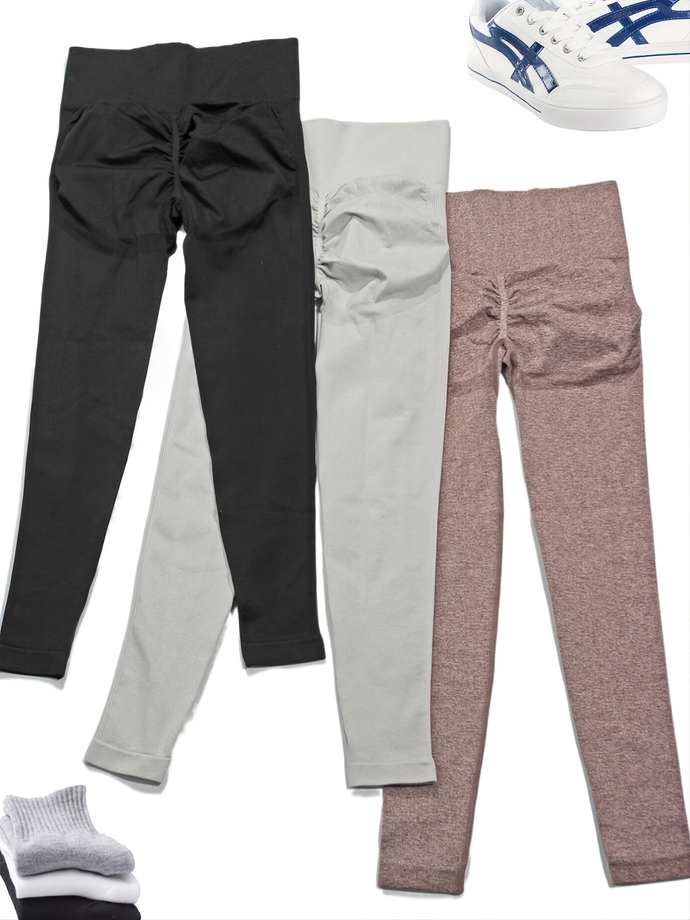 Women's High Waist Butt Lifting Yoga Leggings