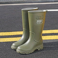 Women's Warm Rain Boots Waterproof & Anti skid Mid Water Shoes