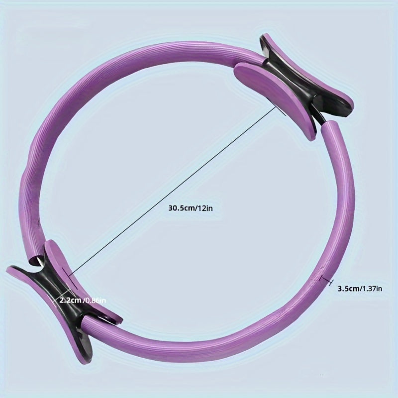 Yoga Pilates Stretching Ring Fitness Ring Handles Body Stretching