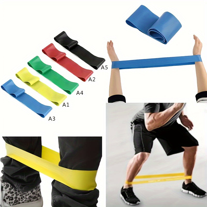 5pcs Resistance Bands Fitness Stretch Rope Yoga Strength Training Gym