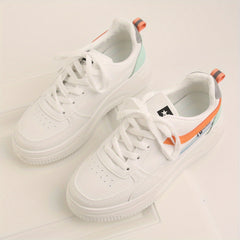 Women's Lace Up Board Shoes Lightweight Casual Sports Shoes