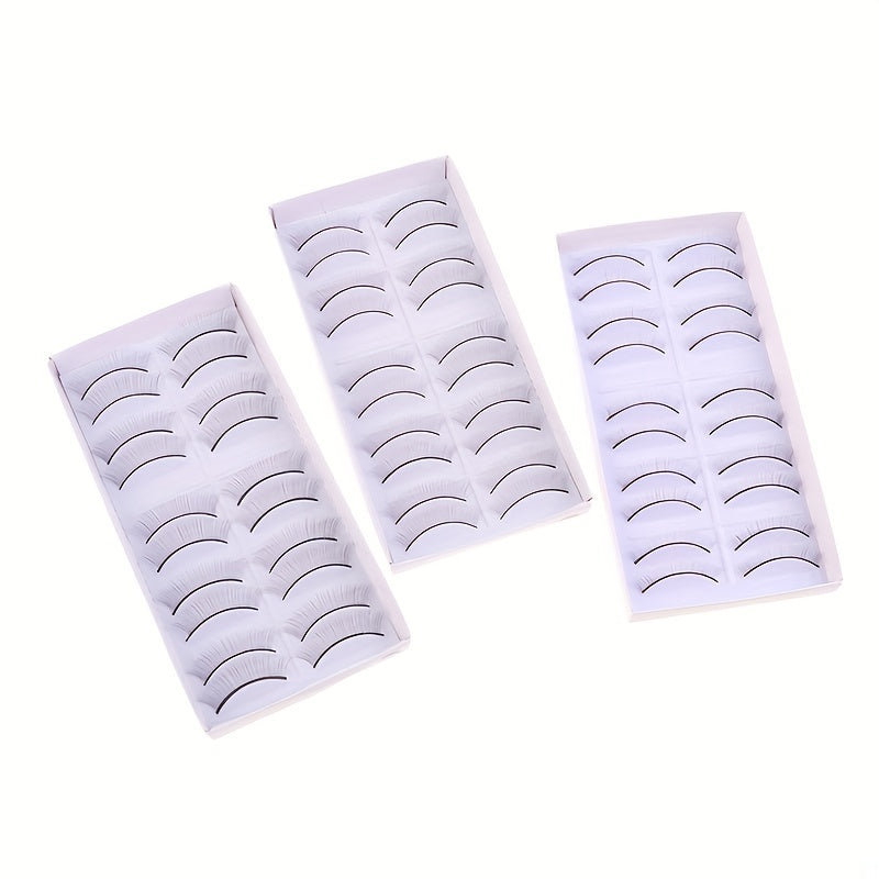 10 Pairs Beginner Eyelash Extensions Practice Lashes 6mm and 8mm Sizes