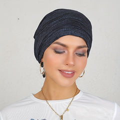 Double Layer Adjustable Beanie Turban Chemo Cap Elastic Bonnet
