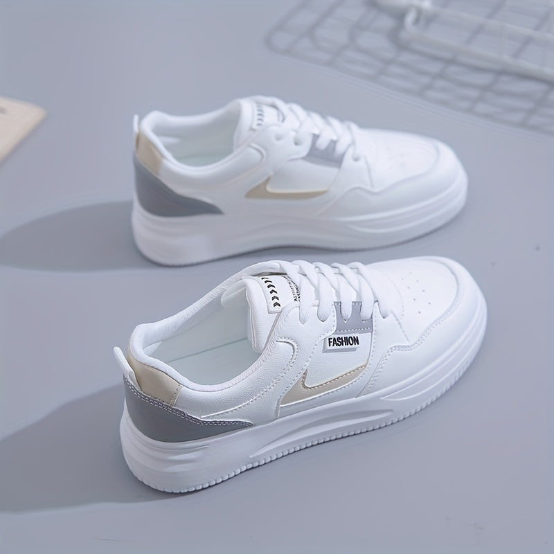 Women's Lace Up Low Top Running Shoes Breathable Thick Sole Walking Shoes