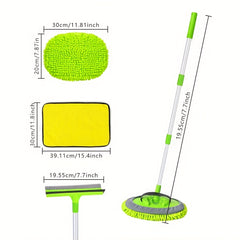 Retractable Aluminum Motor Home Cleaning Cloth with Spare Head Cover