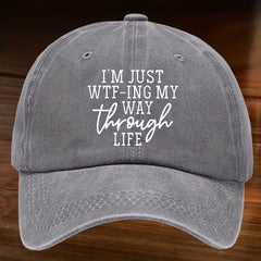 Fashionable Washed Cotton Baseball Cap Sunscreen Hat for Outdoor Activities