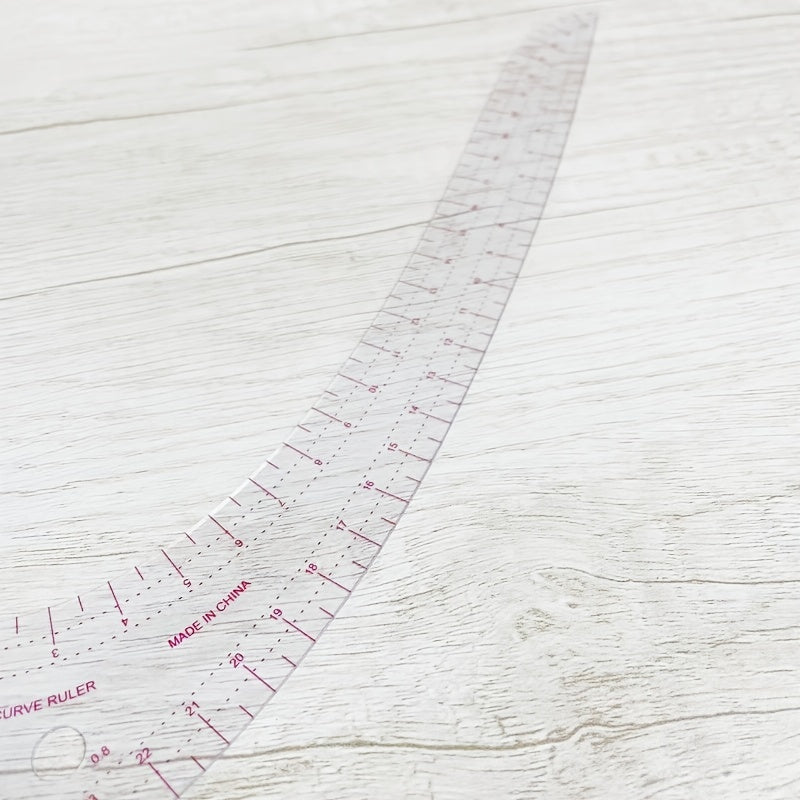 1pc DIY Sewing Ruler French Curve Comma Shaped Ruler For Pattern Making