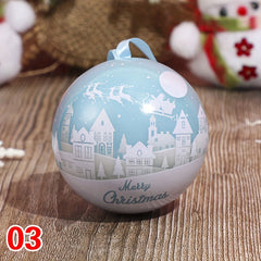 Christmas Candy Box Kindergarten Elf Ball Cartoon Round Small Candy Box