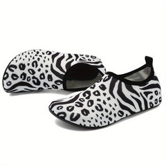 Leopard Print Quick Dry Beach Aqua Shoes for Women