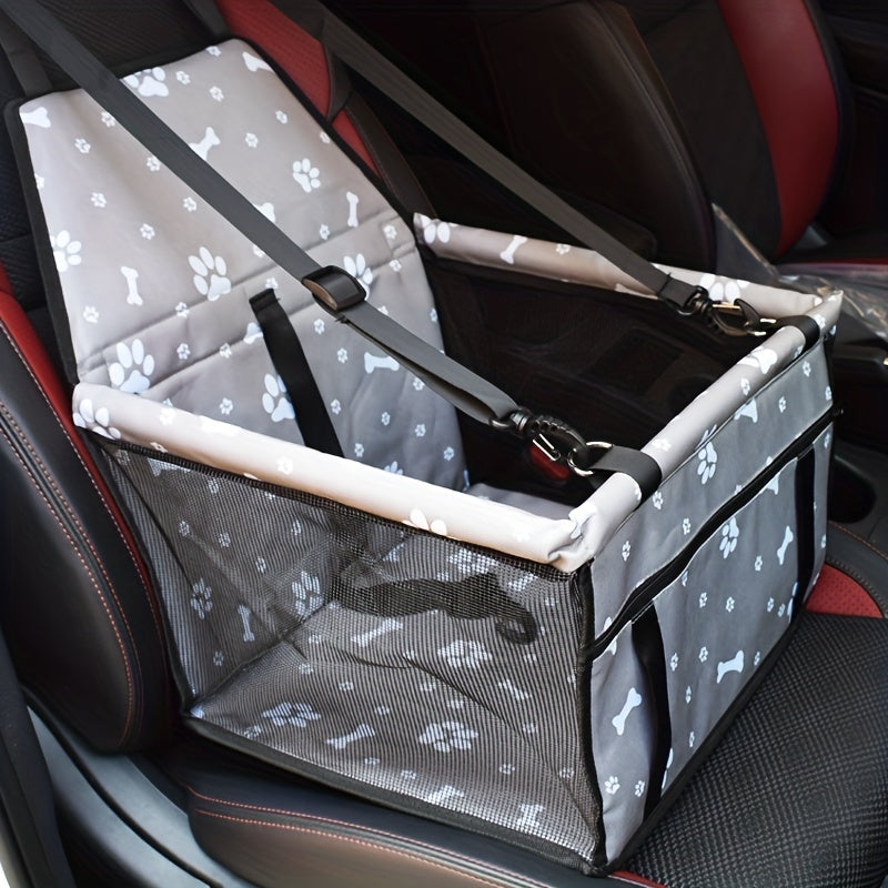 Breathable Oxford Pet Dog Car Booster Seat Soft Washable Travel Carrier Cage