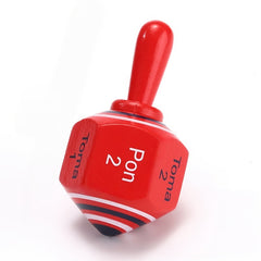 Colorful Wooden Spinning Top Toy Board Game for Leisure