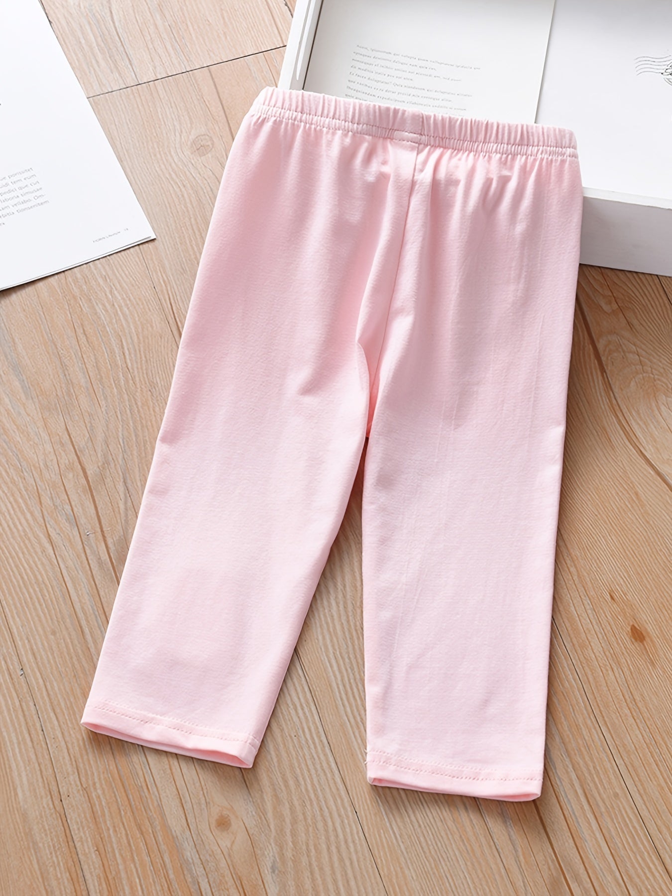Toddler Girls Cotton Capris Pants Easter Rabbit Pattern Kids Clothes