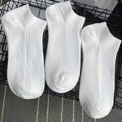 Men's Solid Liner Anklets Socks Soft & Breathable for Outdoor Wear
