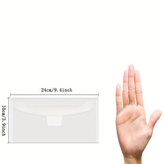 20pcs Clear Seal Stamp & Mold Organizer Bag Reusable Plastic Storage Bag