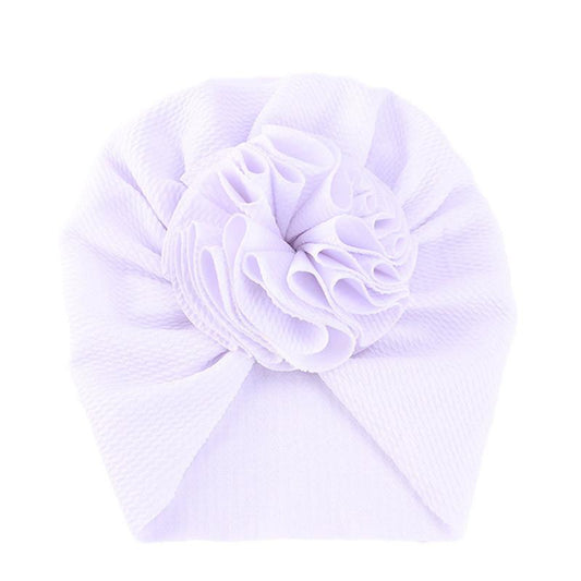 Newborn Infant Flower Beanie Caps Turban For Baby Boys And Girls