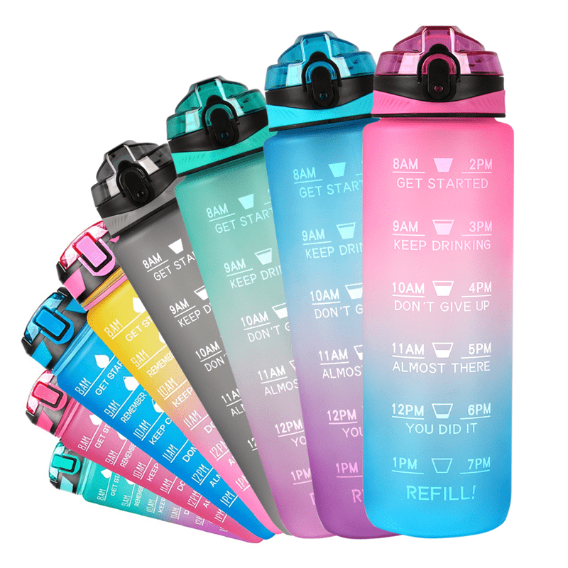 Gradient Outdoor Sports Plastic Cup - 1L