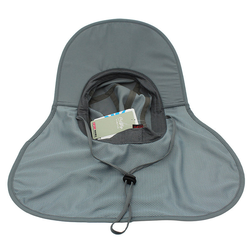 Men's Summer Sun Visor Hat With Neck Protection UV Sun Hat