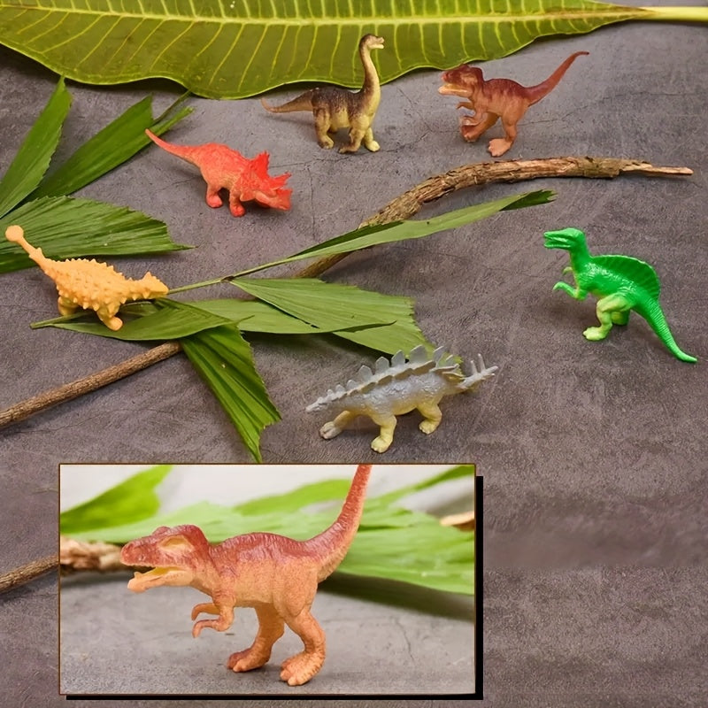 6pcs Realistic PVC Dinosaur Figurines for Education and Home Decor