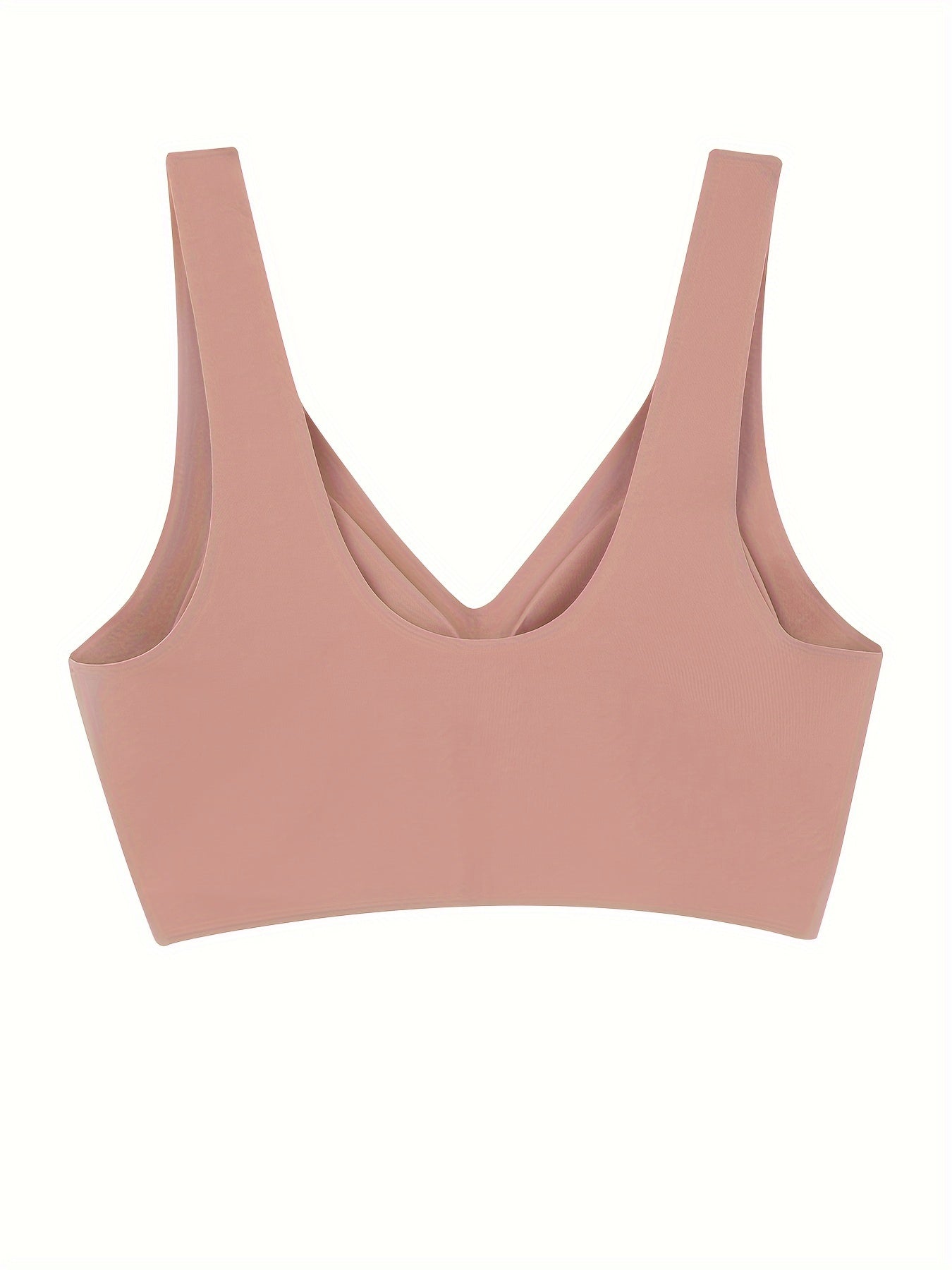 Solid Push Up Bra Comfy & Breathable Women's Lingerie