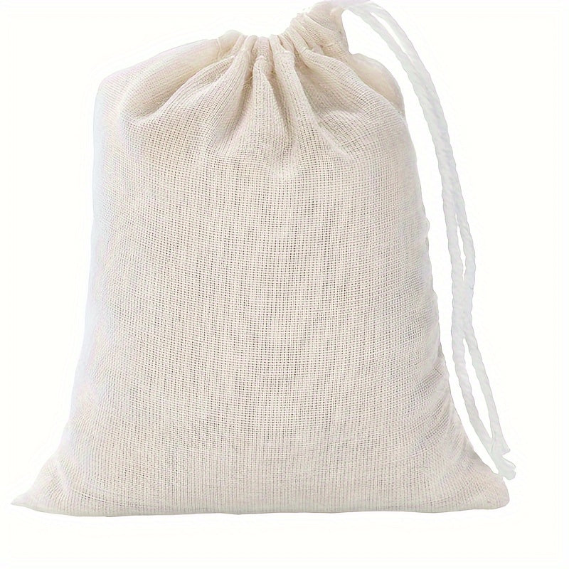 10pcs Cotton Drawstring Bags Traditional Chinese Medicine Bags